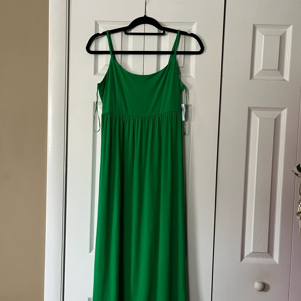 Old Navy Vibrant Green Maxi Dress